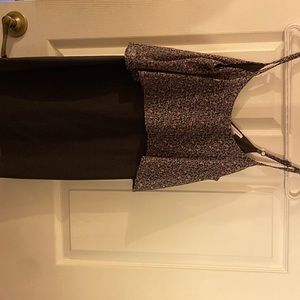 Two toned strapless dress